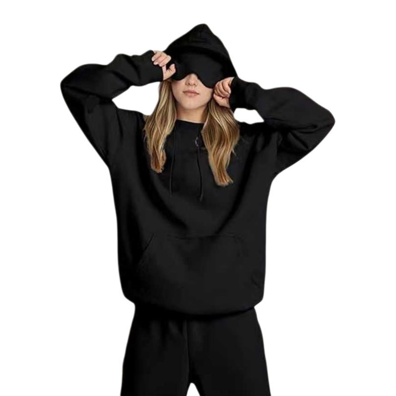 Travel Hoodie with Built-In Eye Mask - The Coral Palm LLC