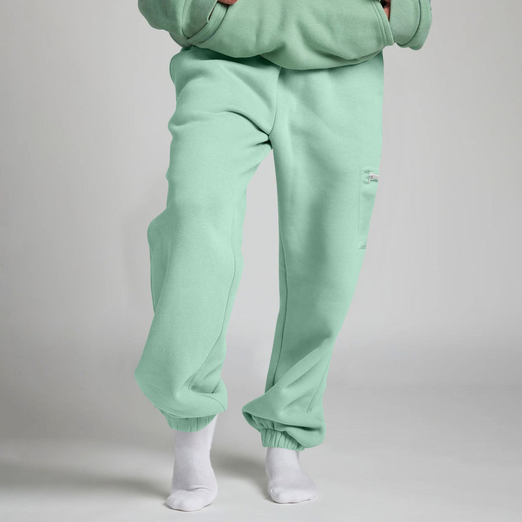 Travel Hoodie with Built-In Eye Mask - The Coral Palm