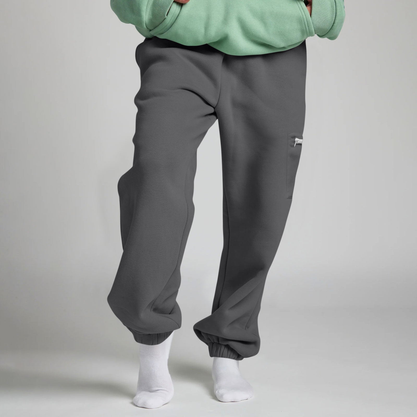 Travel Hoodie with Built-In Eye Mask - The Coral Palm