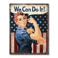 Rosie the Riveter “We Can Do It!” Tin Sign
