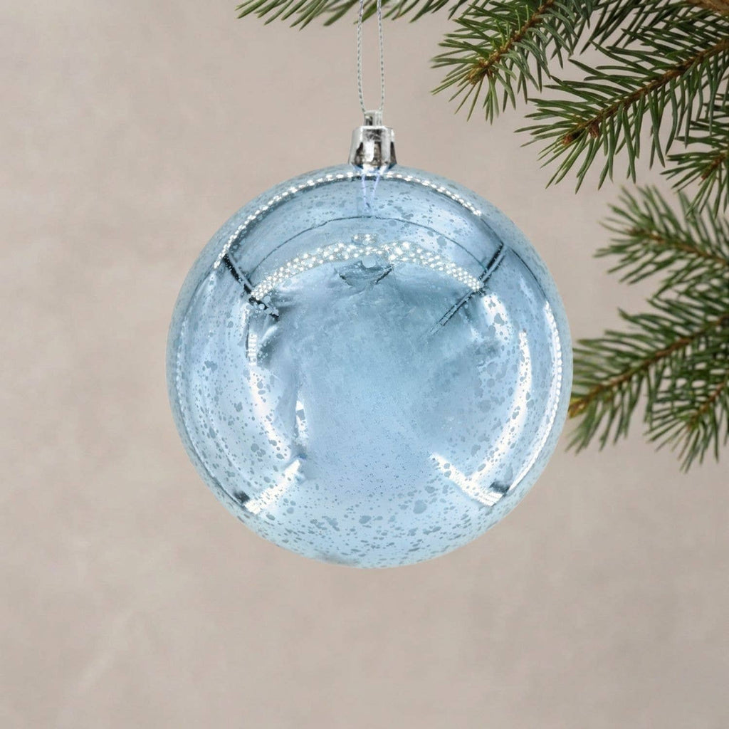 Coastal Blue Mercury 4” Ball Ornament