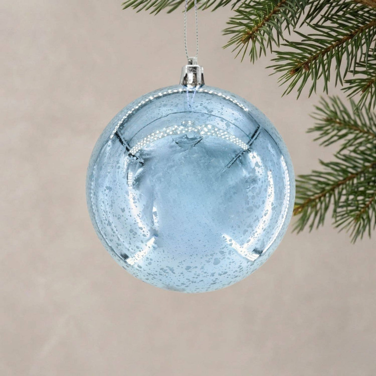 Coastal Blue Mercury 4” Ball Ornament