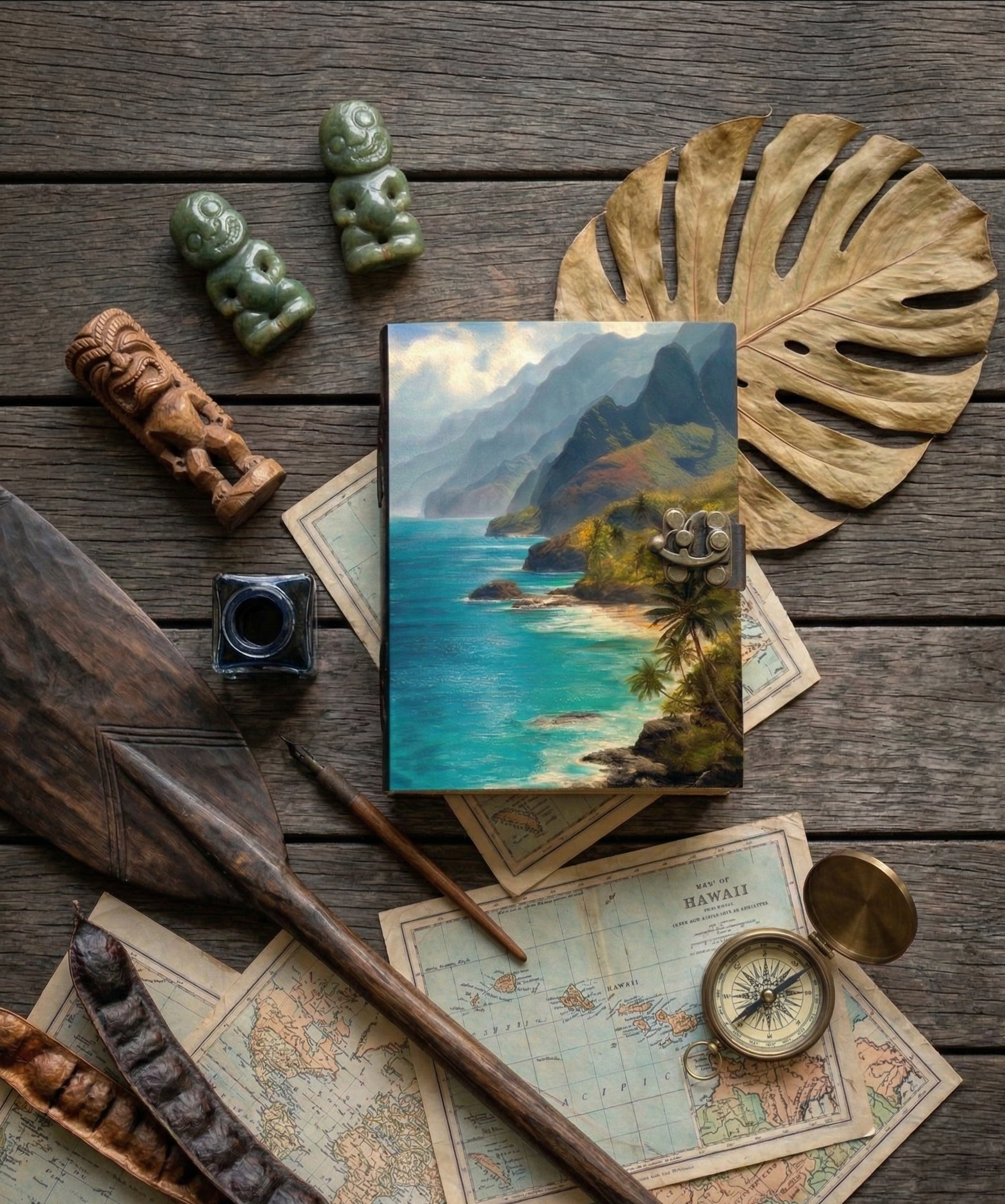 Aloha Hawaii Leather Journal