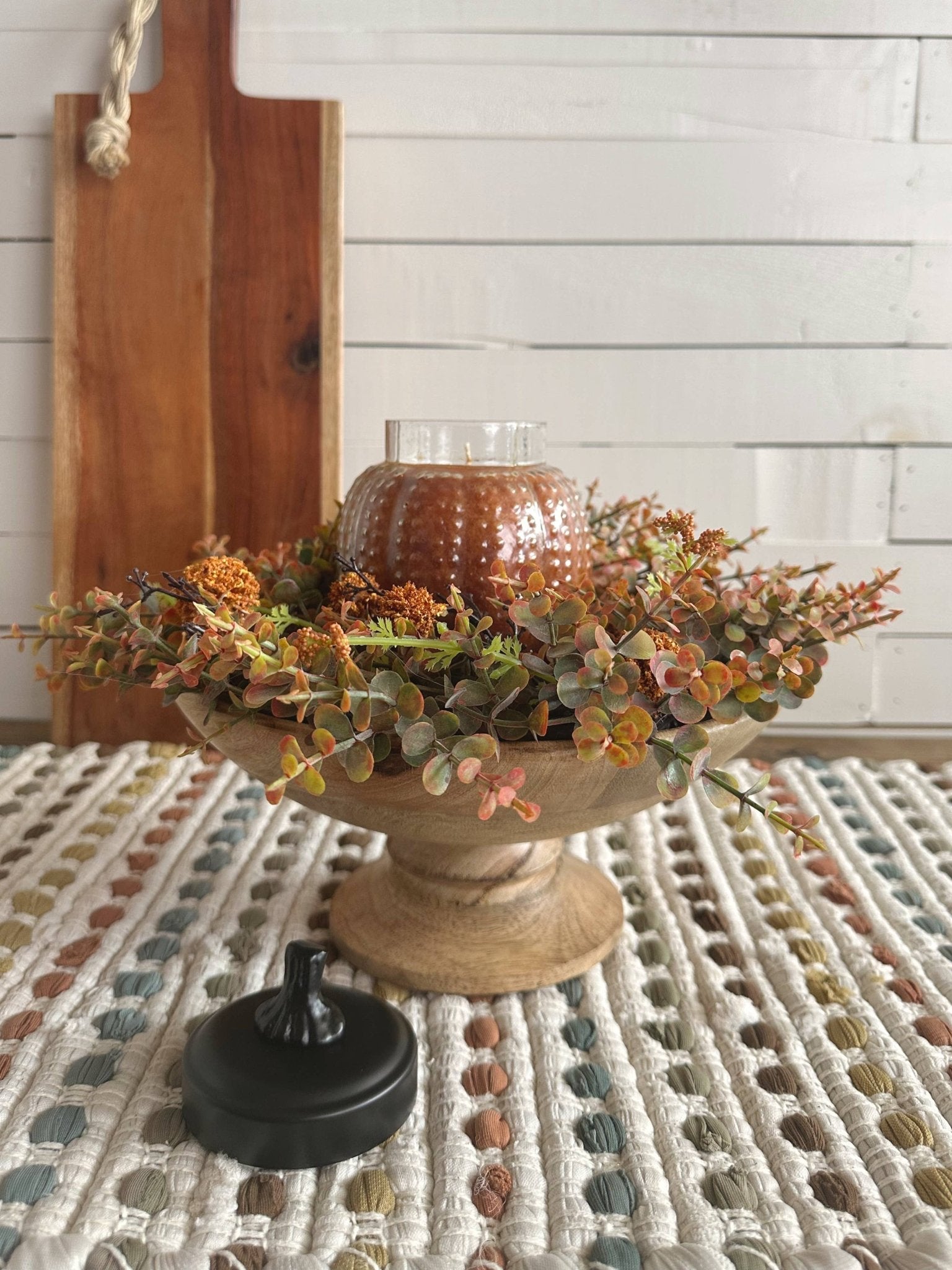 Classic Wood Pedestal Bowl - The Coral Palm LLC