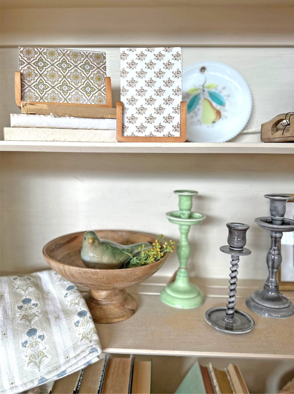 Classic Wood Pedestal Bowl - The Coral Palm LLC