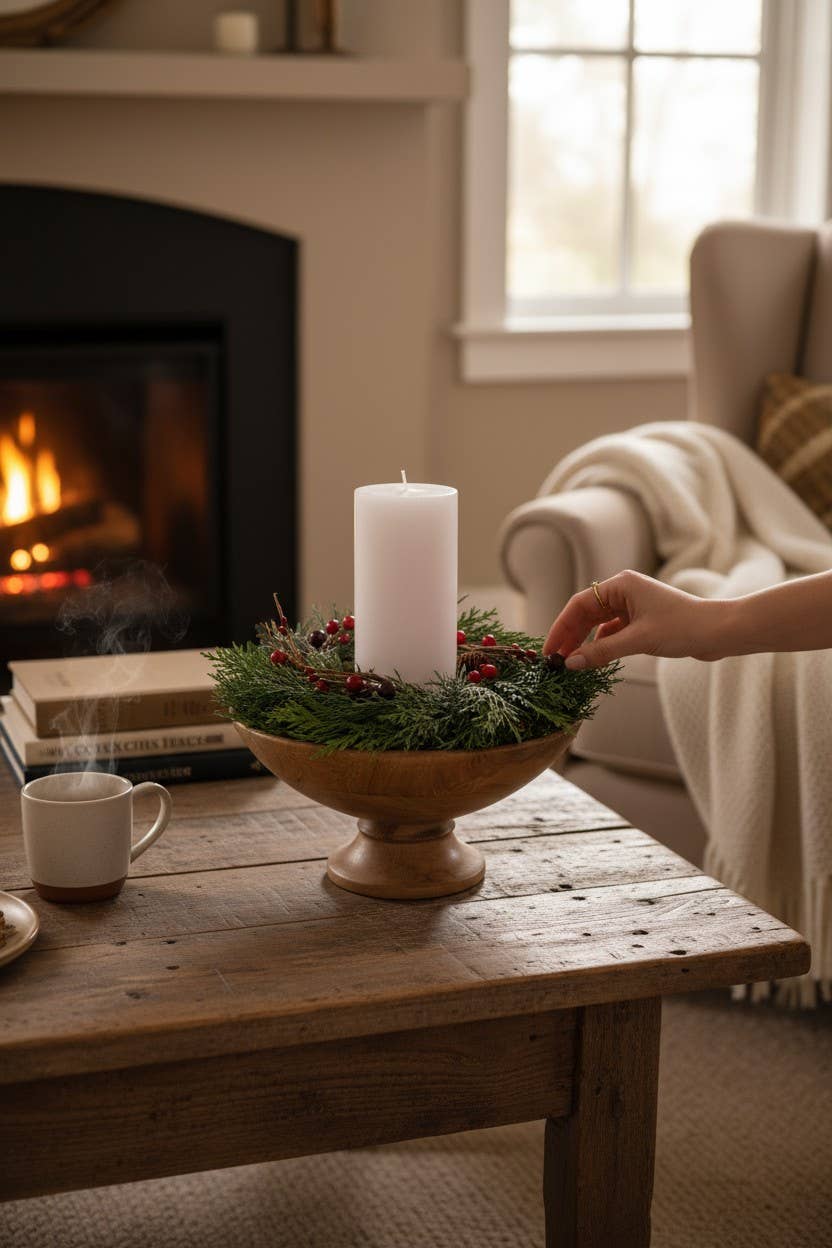 Classic Wood Pedestal Bowl - The Coral Palm LLC