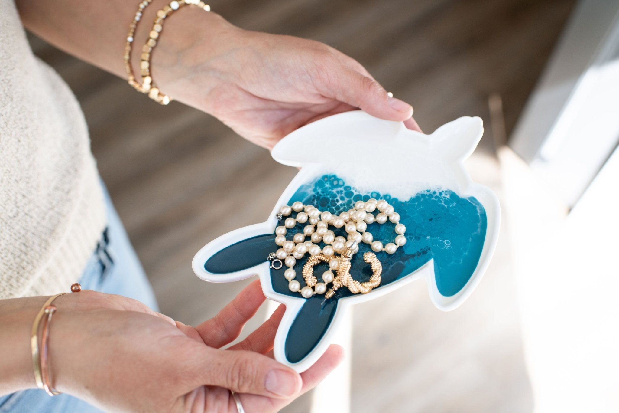 Coastal Tides Collection – Sea Turtle or Whale Design - The Coral Palm LLC