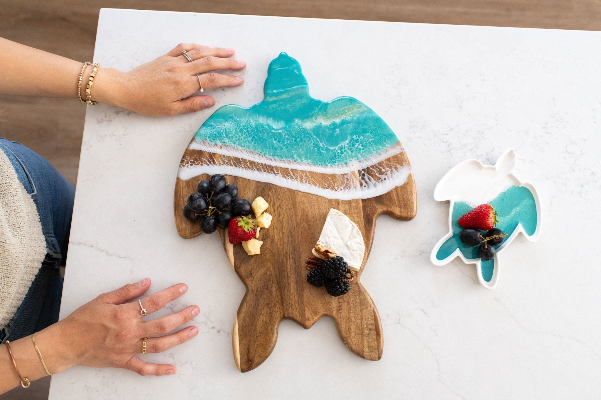 Coastal Tides Collection – Sea Turtle or Whale Design - The Coral Palm LLC