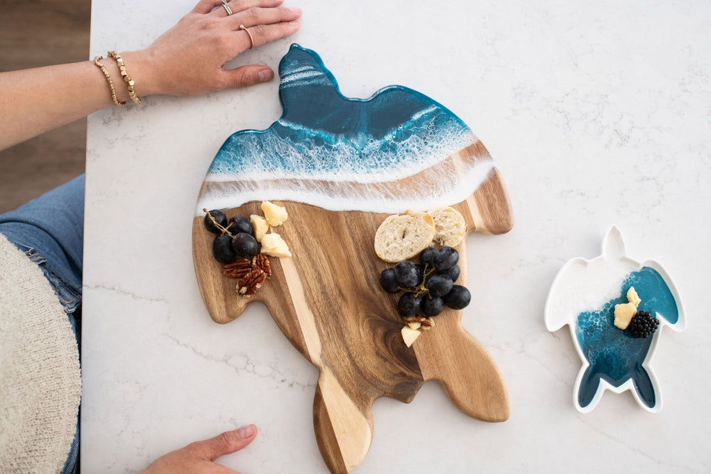 Coastal Tides Collection – Sea Turtle or Whale Design - The Coral Palm LLC