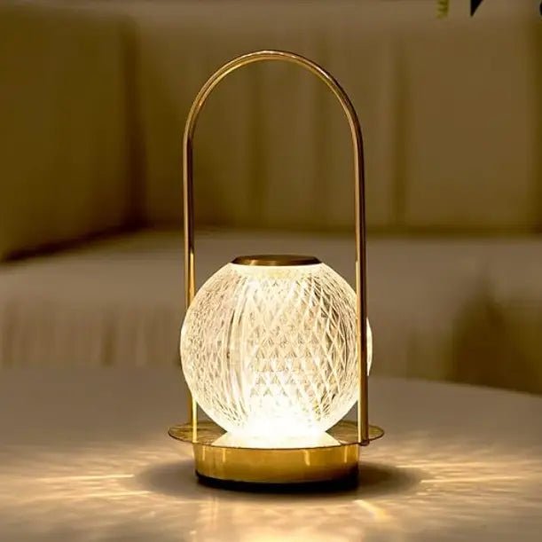 Crystal Texture Modern Touch Lamps - The Coral Palm LLC