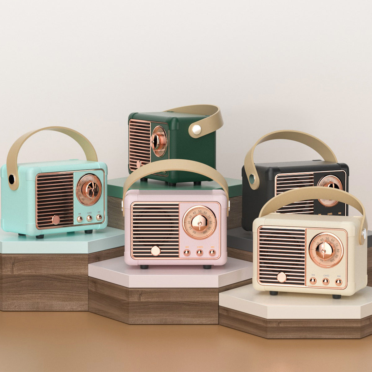 Vintage-Inspired Bluetooth Speakers
