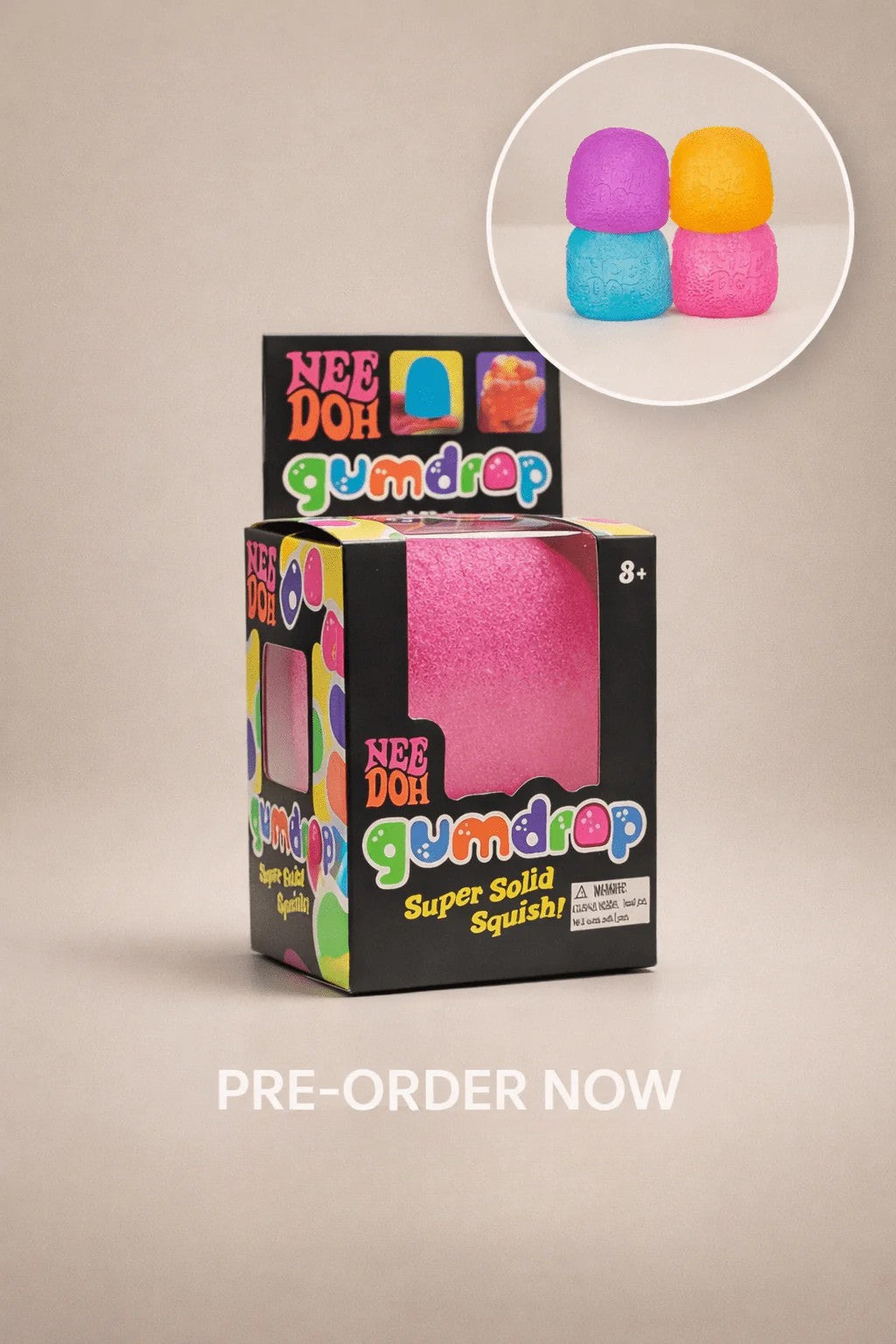PRE-ORDER: SHIPS LATE SEPTEMBER OR LATER | NeeDoh Gumdrop Sugar Ball