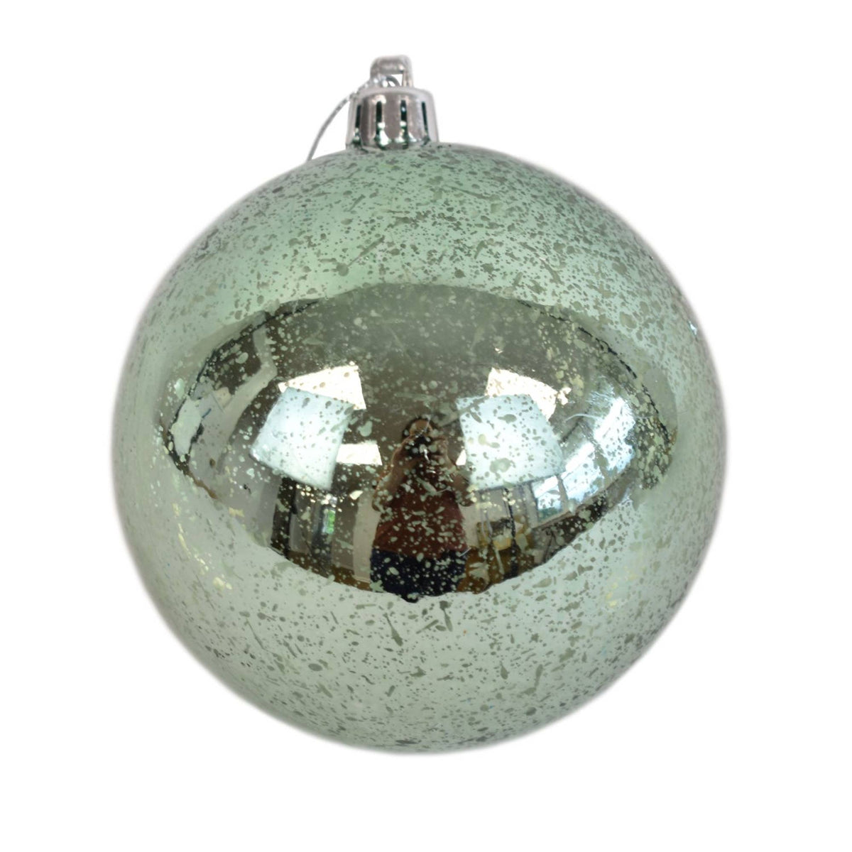 Seafoam Heirloom 4” Mercury Glass Ornament