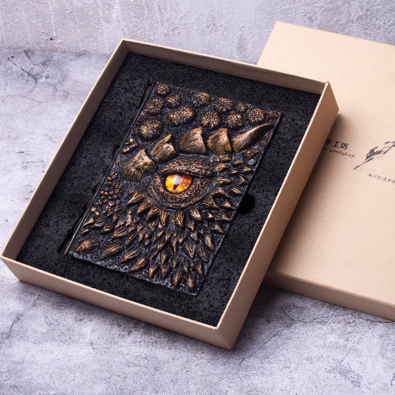 Dragon Eye Embossed Resin Journal - The Coral Palm LLC