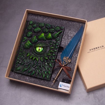 Dragon Eye Embossed Resin Journal - The Coral Palm LLC