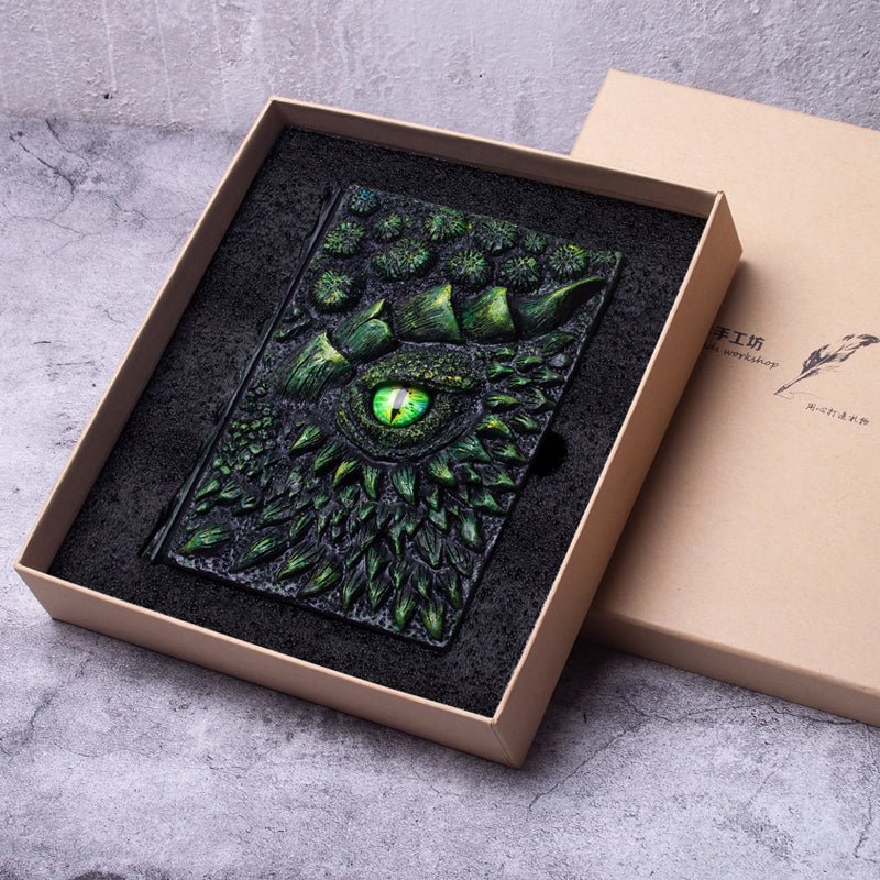 Dragon Eye Embossed Resin Journal - The Coral Palm LLC