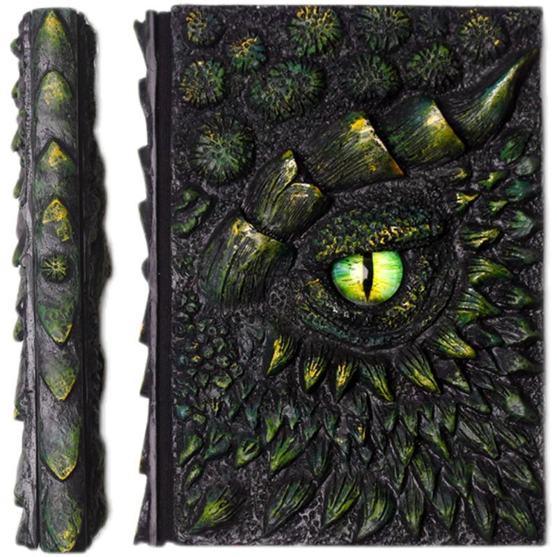 Dragon Eye Embossed Resin Journal - The Coral Palm LLC