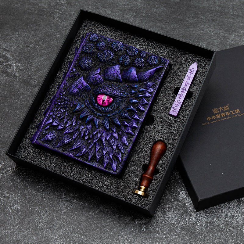 Dragon Eye Embossed Resin Journal - The Coral Palm LLC