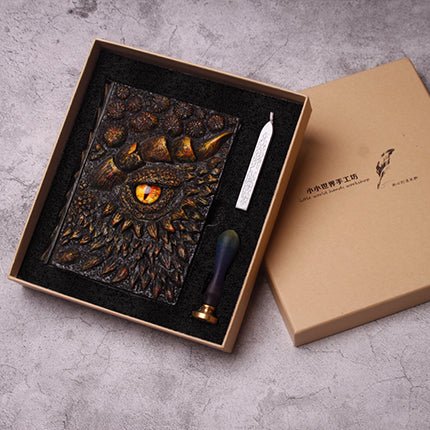 Dragon Eye Embossed Resin Journal - The Coral Palm LLC