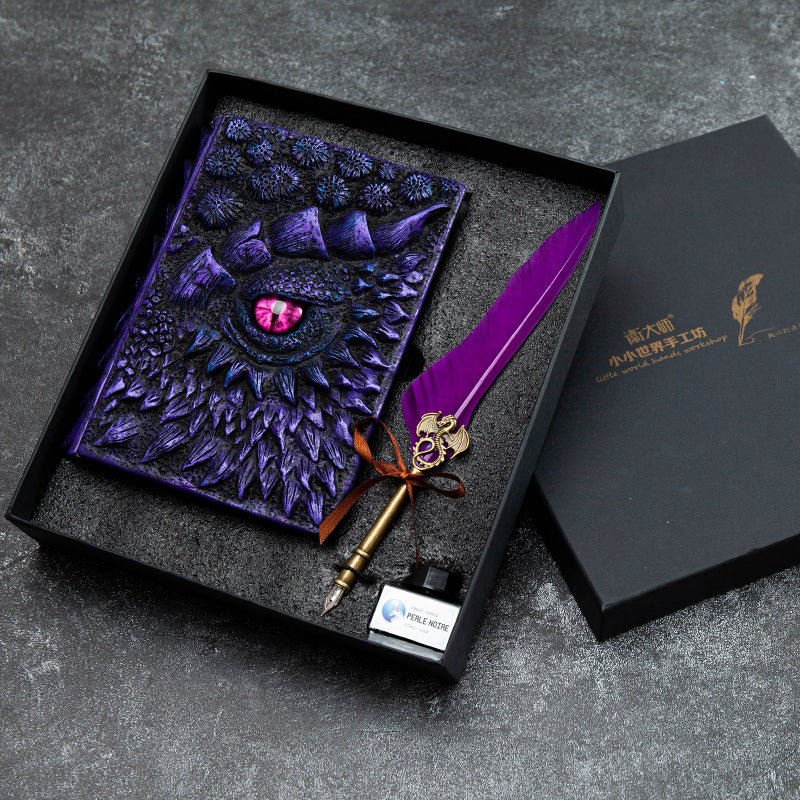 Dragon Eye Embossed Resin Journal - The Coral Palm LLC