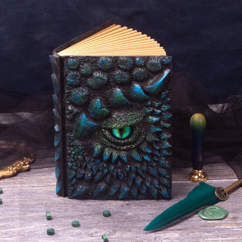 Dragon Eye Embossed Resin Journal - The Coral Palm LLC