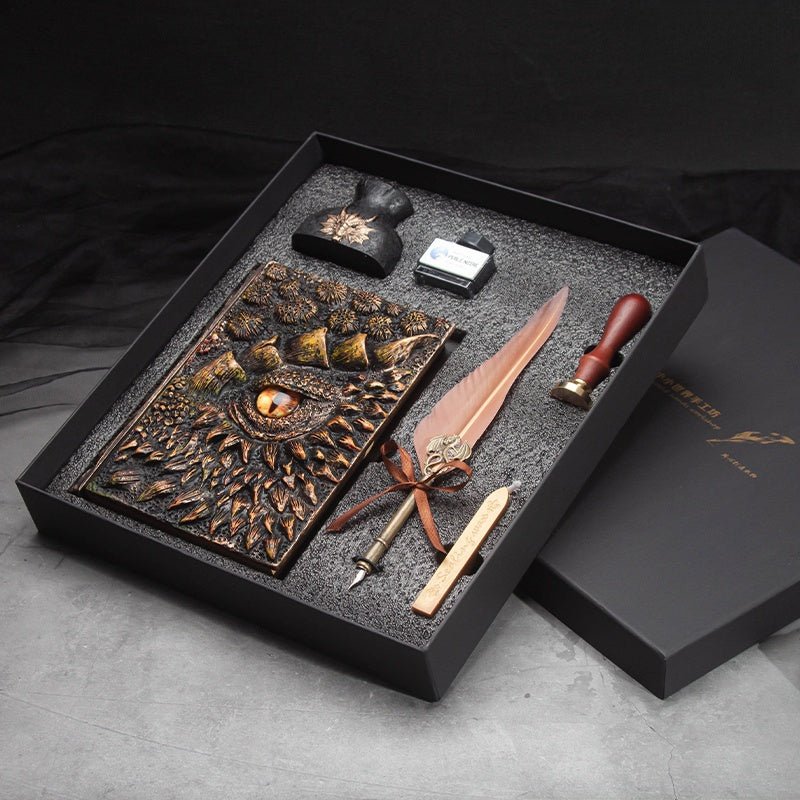 Dragon Eye Embossed Resin Journal - The Coral Palm LLC