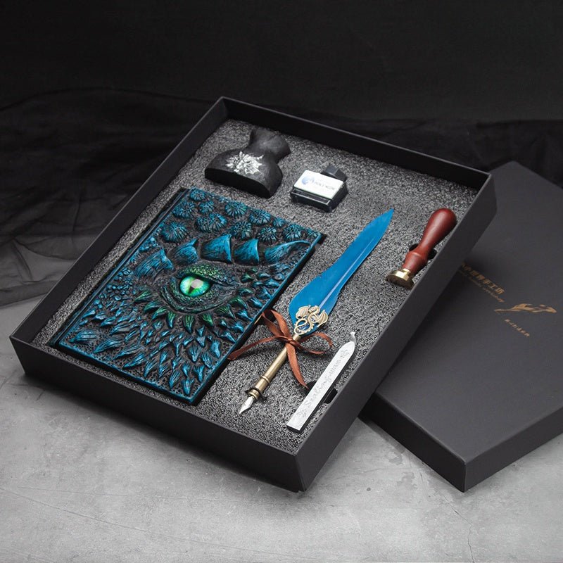 Dragon Eye Embossed Resin Journal - The Coral Palm LLC