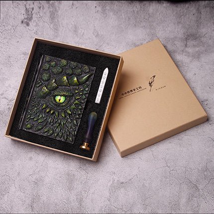 Dragon Eye Embossed Resin Journal - The Coral Palm LLC