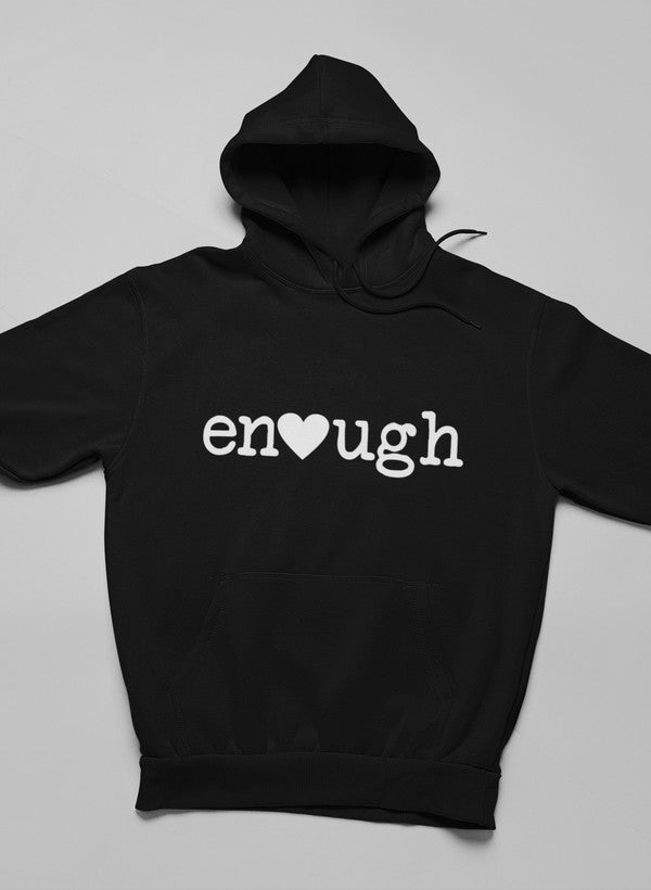 The Enough Signature Fleece Hoodie – The Coral Palm LLC