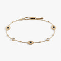 Evil Eye Crystal Protection Anklet - The Coral Palm LLC