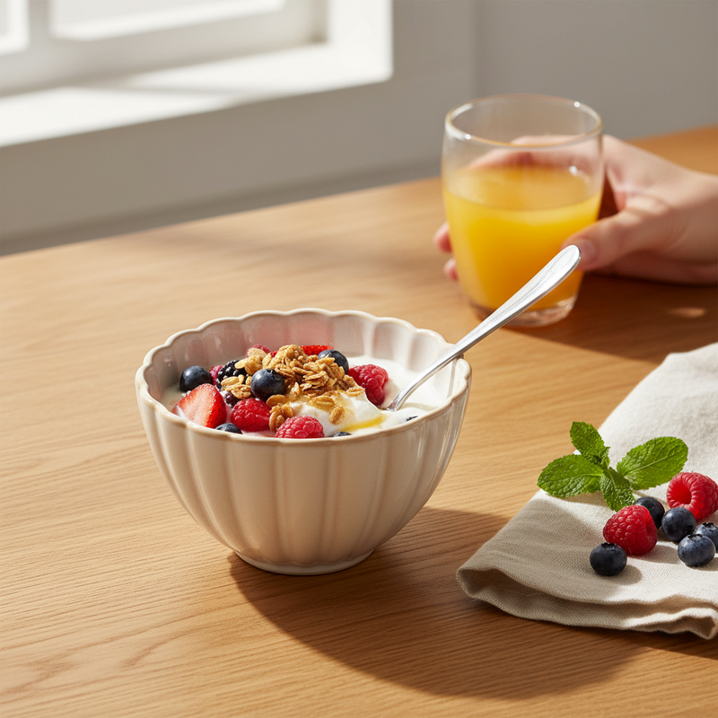 The Atlantic Scalloped Dinnerware Collection
