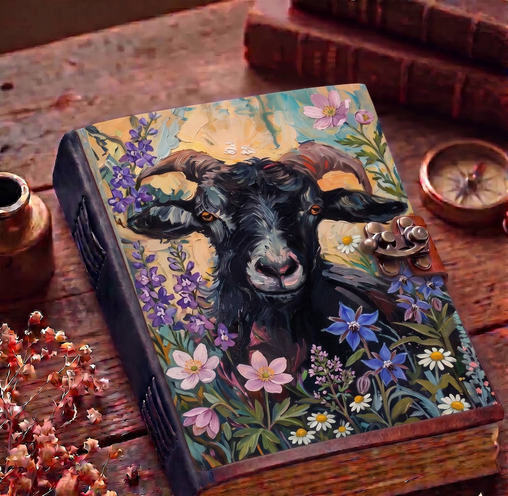 Rustic Farmhouse Leather Journal – Farm Animal Journal