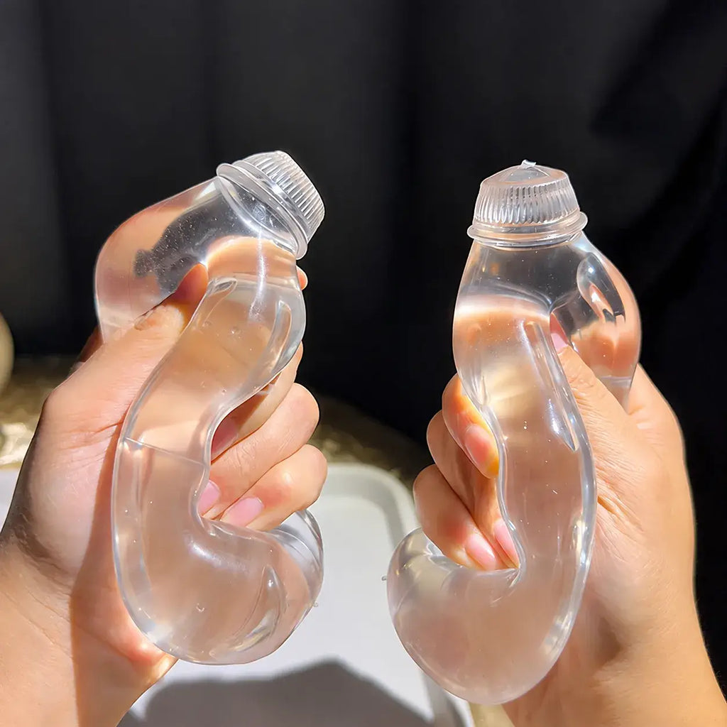 Viral Clear Water Bottle Maltose Squishy Toy