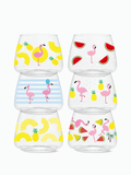 Flamingo Fête Rocks Glasses - 12oz - The Coral Palm LLC