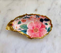 Handcrafted Peony Oyster Shell Jewelry Dish - The Coral Palm LLC