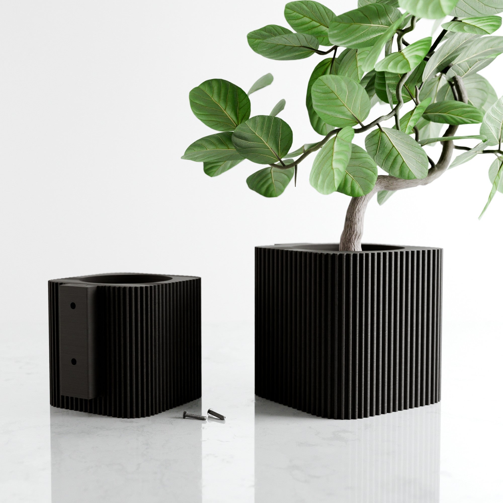 The Helix Spiral Wall Planter – The Coral Palm LLC