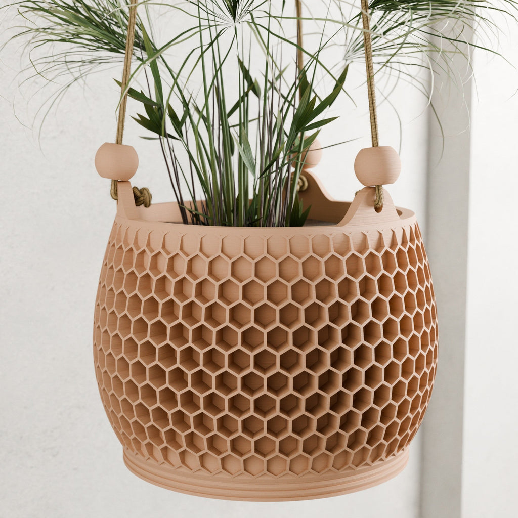 Hanging Honeycomb Planter - The Coral Palm LLC