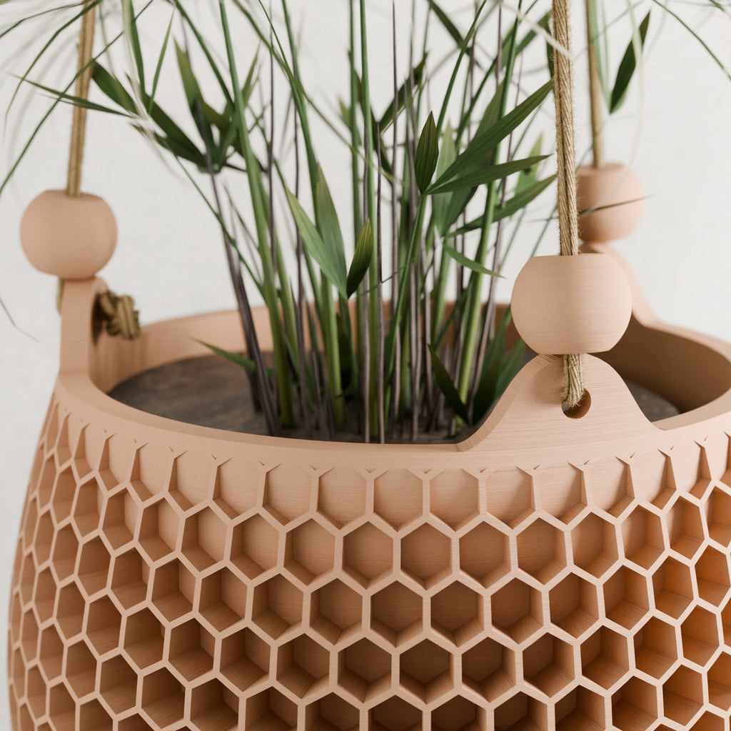 Hanging Honeycomb Planter - The Coral Palm LLC