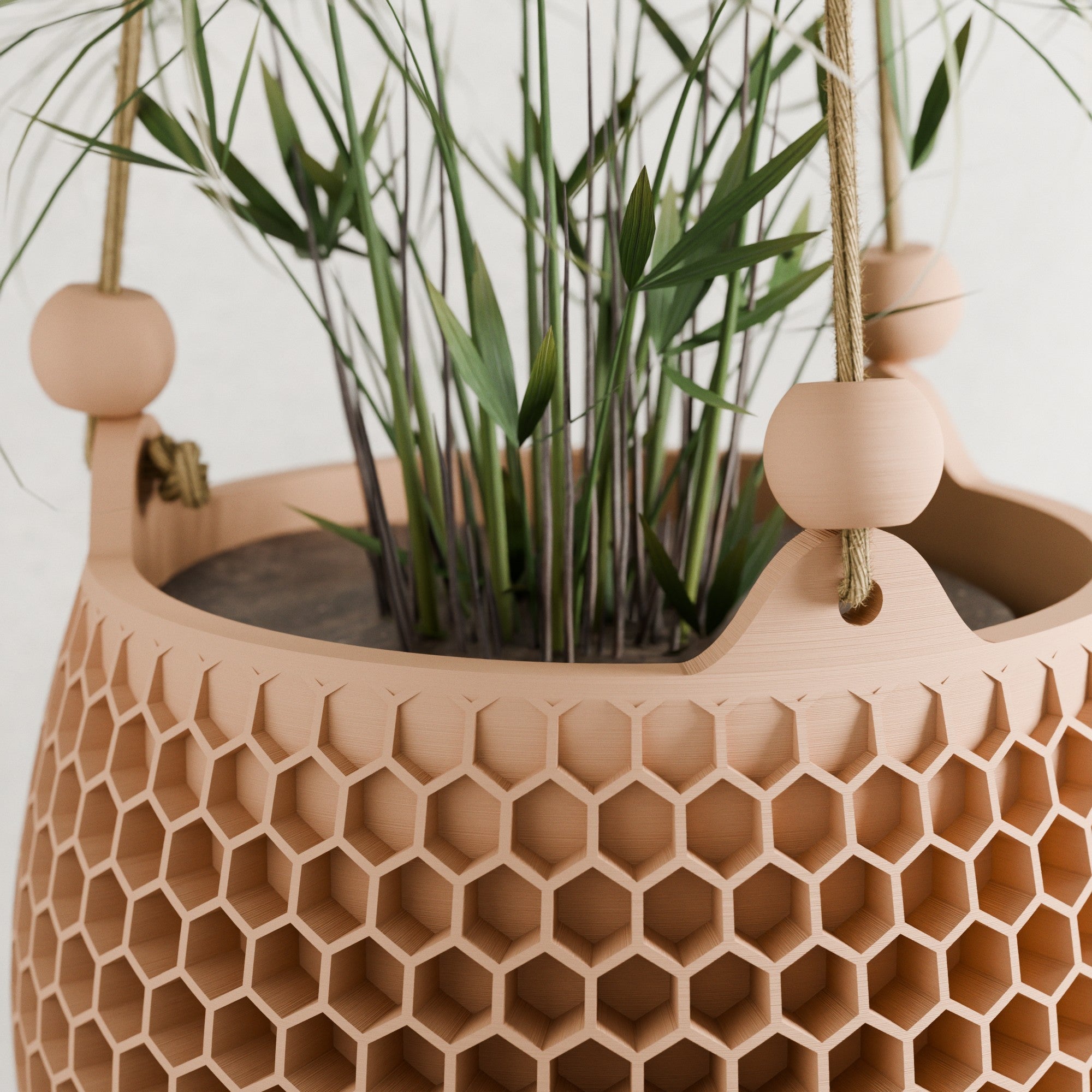 Hanging Honeycomb Planter - The Coral Palm LLC