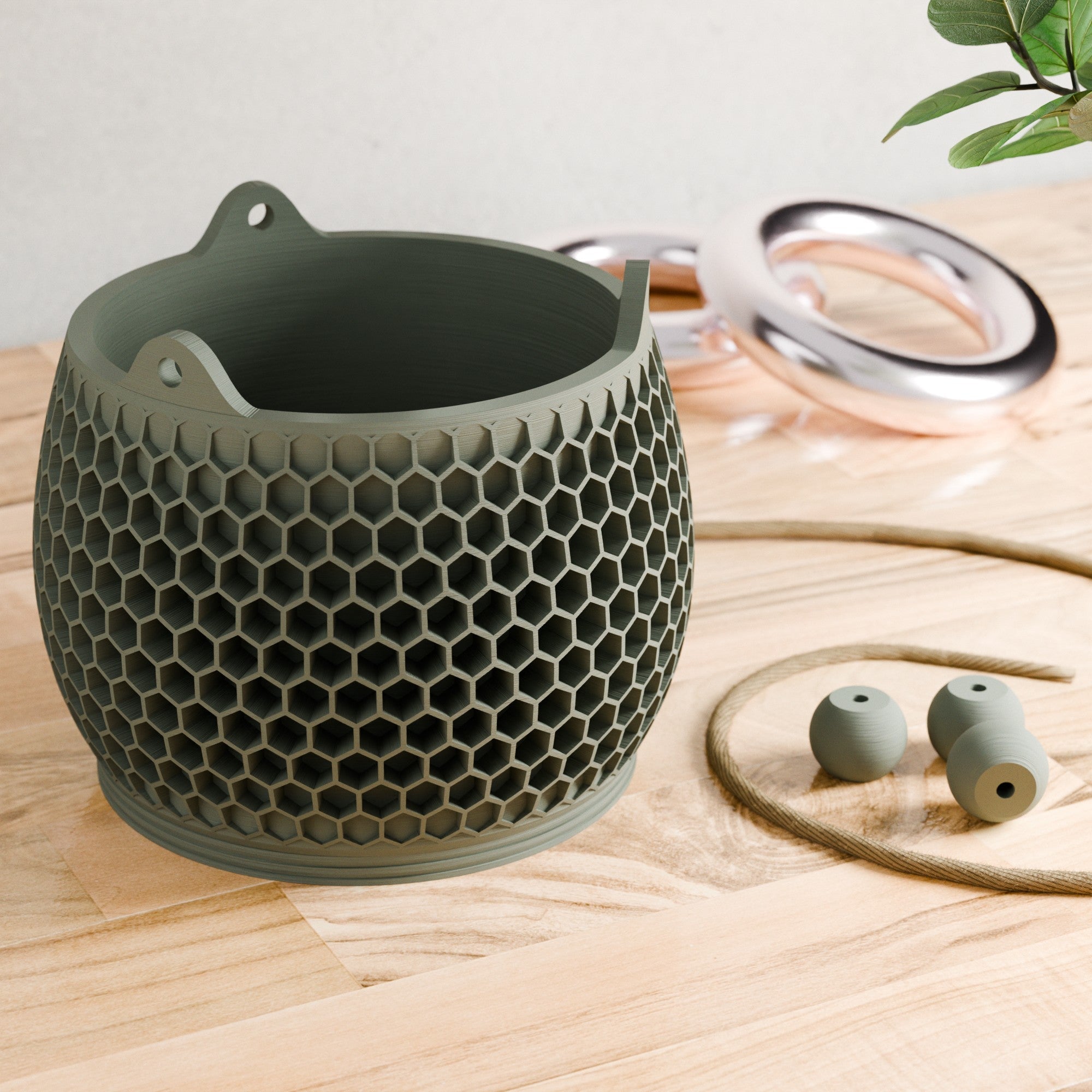 Hanging Honeycomb Planter - The Coral Palm LLC