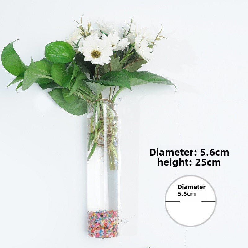 Hanging Hydroponic Glass Vase for Plants Wall Decor - The Coral Palm LLC