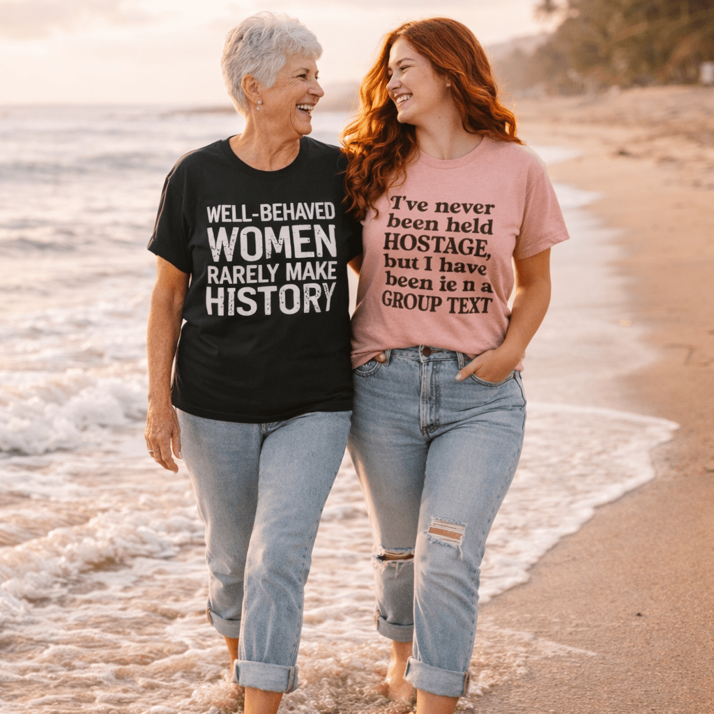 The Group Text Survivor Graphic Tee - The Coral Palm LLC