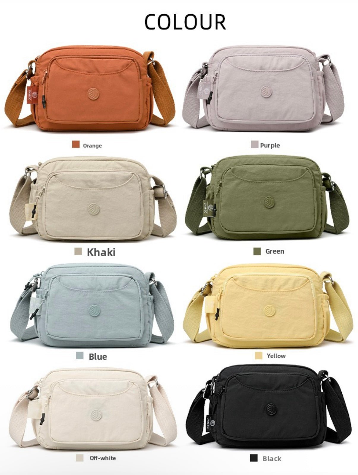 Lightweight Beach & Travel Crossbody Bag - The Coral Palm LLC