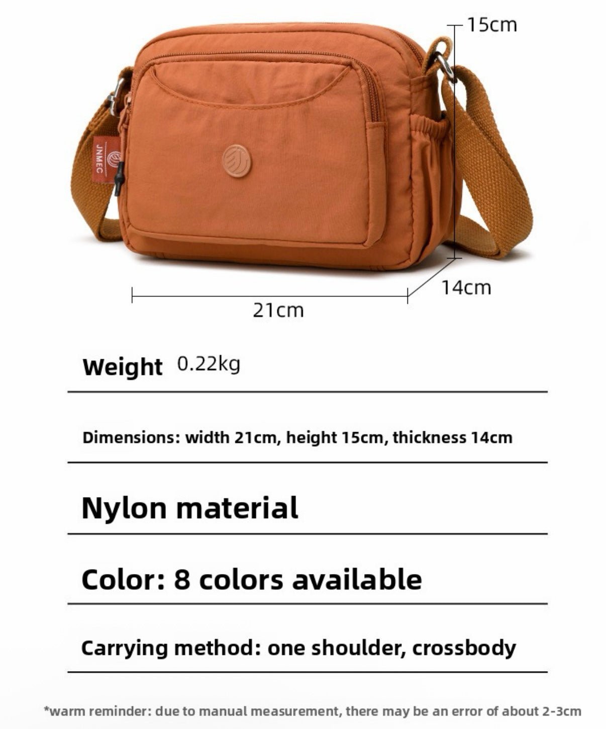 Lightweight Beach & Travel Crossbody Bag - The Coral Palm LLC