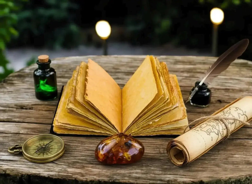 Lord of the Rings Handmade Leather Journal with Deckle Edge Paper - The Coral Palm LLC