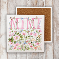 Mother's Day Wild Flowers Mimi Stone Coaster - The Coral Palm LLC
