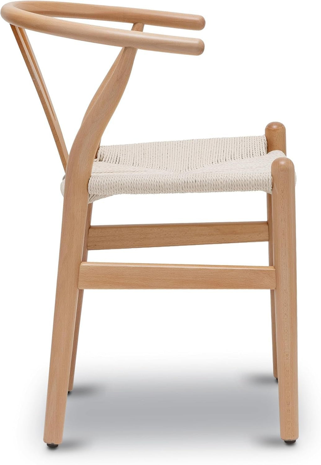 Natural Hemp Mid Century Woven Armchair Indoor Outdoor - The Coral Palm LLC