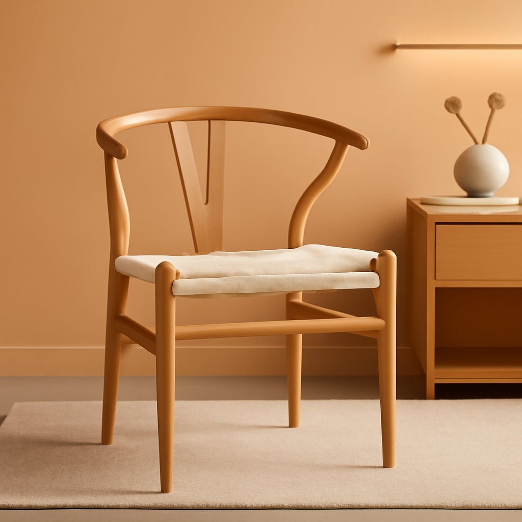 Natural Hemp Mid Century Woven Armchair Indoor Outdoor - The Coral Palm LLC