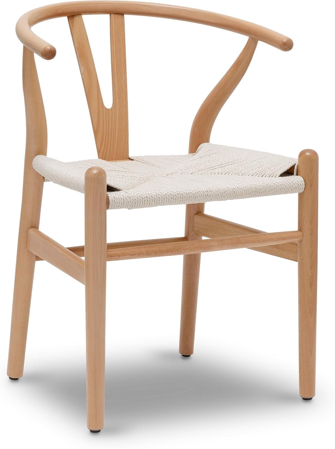 Natural Hemp Mid Century Woven Armchair Indoor Outdoor - The Coral Palm LLC