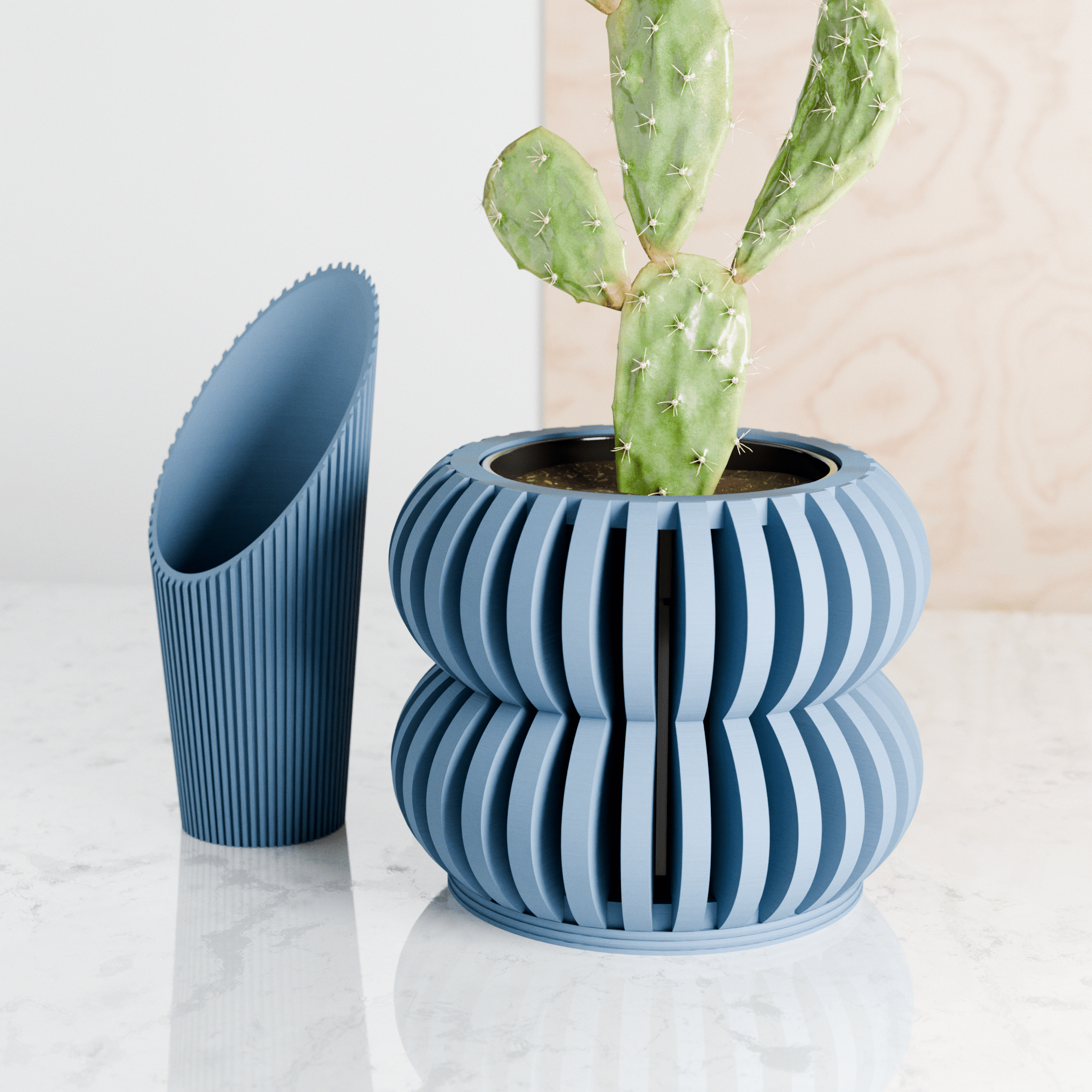 Orchid Planter DOUBLE BUBBLES - The Coral Palm LLC